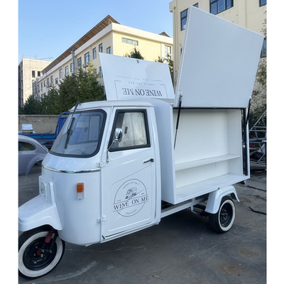 110v/220v Three Wheels Electric Tricycle Snack Food Truck for Mobile Vending