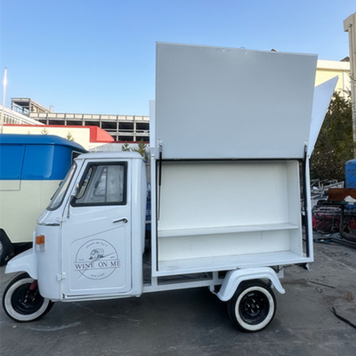 110v/220v Three Wheels Electric Tricycle Snack Food Truck for Mobile Vending