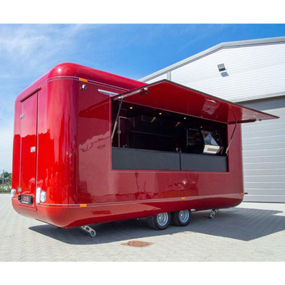 35km-75km/h Speed CE Certified Airstream Food Trailer Customized for Seasoning Plant