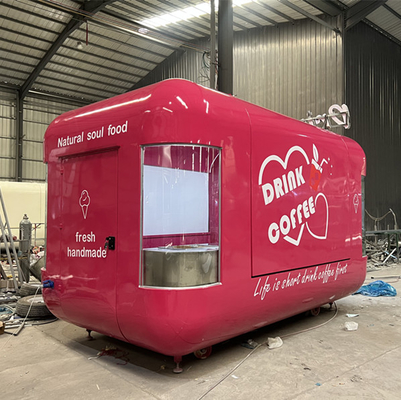 35km-75km/h Speed CE Certified Airstream Food Trailer Customized for Seasoning Plant