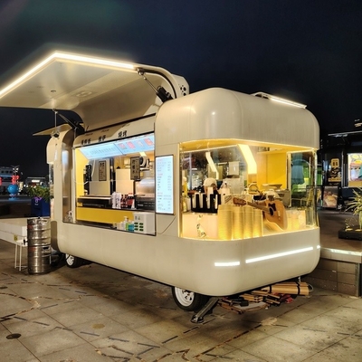 Customizable Born Mobile Food Van with Stainless Steel and Painted Galvanized Sheet