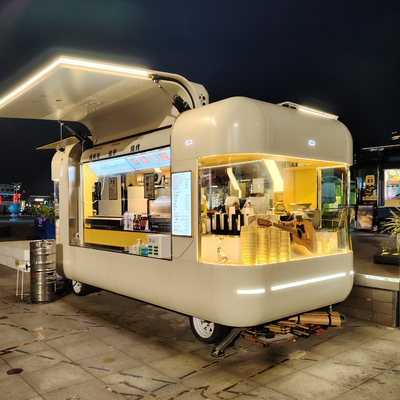 2024 Type Street Selling Mobile Food Trailer with Full Kitchen Voltage 110v/220v