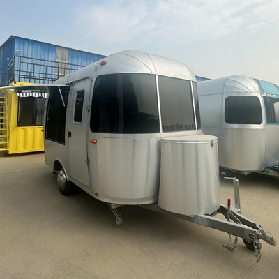 Commercial Catering Trailer with Full Kitchen Mobile Airstream Ice Cream Coffee Food Truck