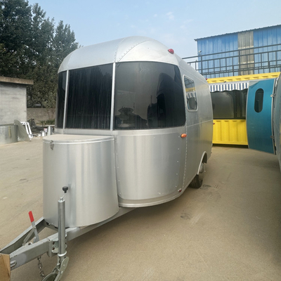 Commercial Catering Trailer with Full Kitchen Mobile Airstream Ice Cream Coffee Food Truck