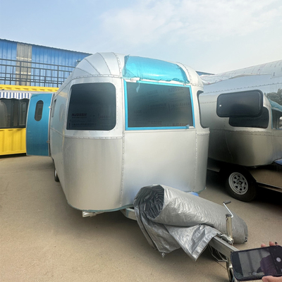 Commercial Catering Trailer with Full Kitchen Mobile Airstream Ice Cream Coffee Food Truck
