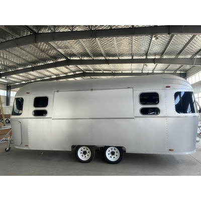 Commercial Catering Trailer with Full Kitchen Mobile Airstream Ice Cream Coffee Food Truck