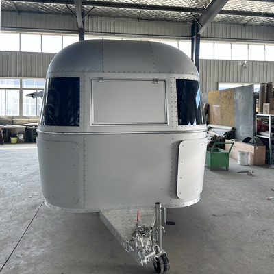 Commercial Catering Trailer with Full Kitchen Mobile Airstream Ice Cream Coffee Food Truck