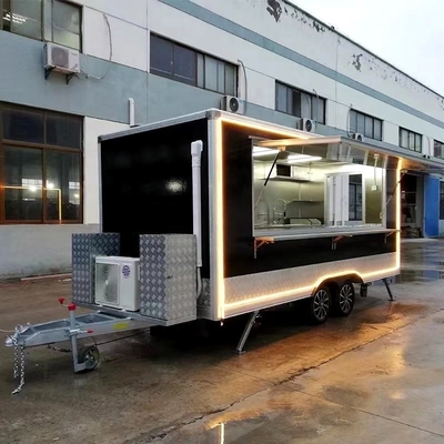 110v/220v Easy to Operate Pizza Food Trailer Exported To Australia