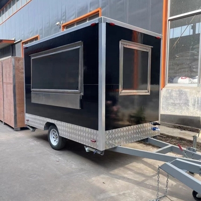 Outdoor Kitchen Fast Food Trailer with Cooking Equipment Mobile Food Trucks