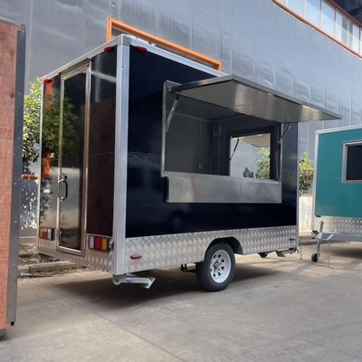 Outdoor Kitchen Fast Food Trailer with Cooking Equipment Mobile Food Trucks