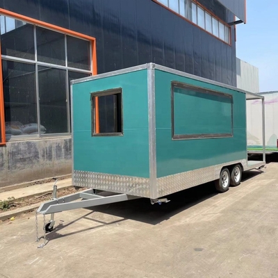 Outdoor Kitchen Fast Food Trailer with Cooking Equipment Mobile Food Trucks