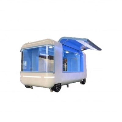 Approved Electric Food Truck Fashionable Mobile Street Kitchen Food Cart Customized