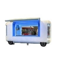 Approved Electric Food Truck Fashionable Mobile Street Kitchen Food Cart Customized