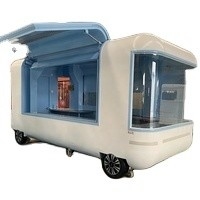 Approved Electric Food Truck Fashionable Mobile Street Kitchen Food Cart Customized