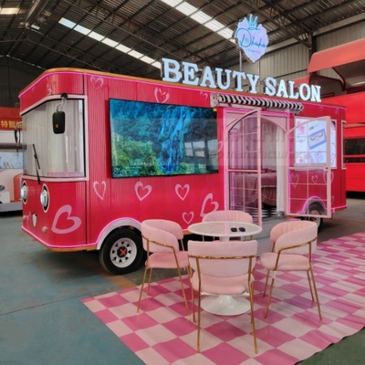 Food Truck Machinery Function Electric Four-Wheel Snack Truck Suitable for Snack Vending