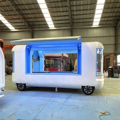 Food Truck Tricycle Made of Stainless Steel and Painted Galvanized Sheet