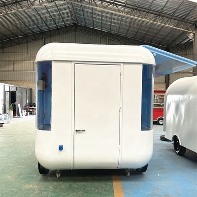 Food Truck Tricycle Made of Stainless Steel and Painted Galvanized Sheet
