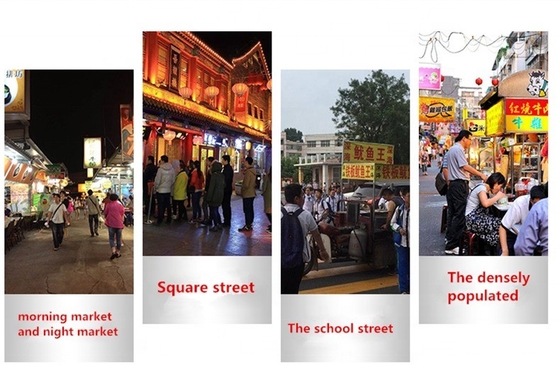 85kms Long Distance Machinery Function Catering Trailer Food Trucks for 2022 Canton Fair