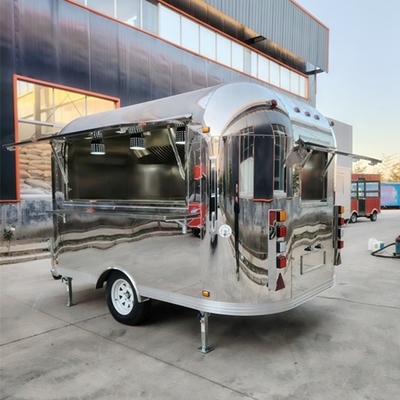Fully Equipped Mobile Pizza Fast Food Trucks With Full Kitchen by Wecare Custom Airstream