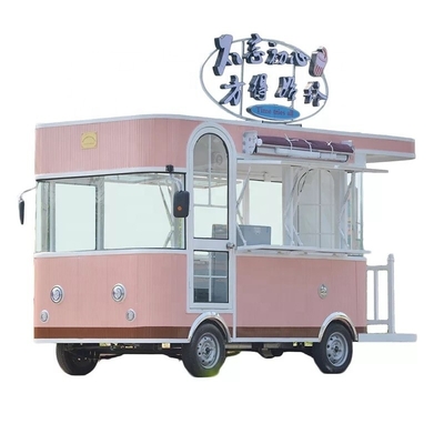 L420cm*W180cm*H230cm  600kg Silver Mobile Food Trailer 220V/380V