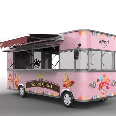 220V/380V Mobile Food Cart Multifunctional L420cm*W180cm*H230cm