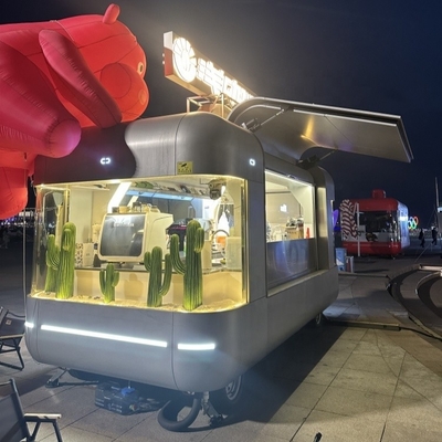Electric System Provide Concession Used Food Truck Trailer Food Car