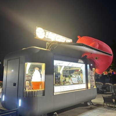 Electric System Provide Concession Used Food Truck Trailer Food Car