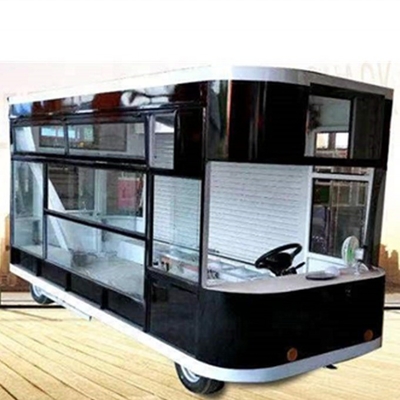 Food Stand Cart with Double Side Open Windows Long Working Life and Guarantee