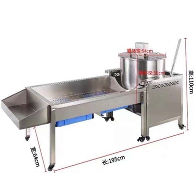 Manual or Electromoty Stirring Commercial Automatic Gas Popcorn Machine with CE and ISO