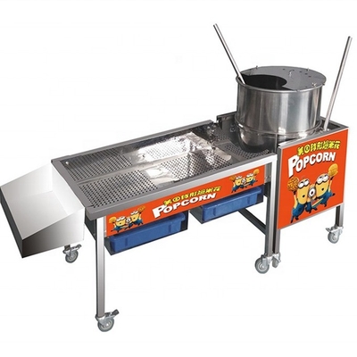 Material 304 Stainless Steel Caramel Popcorn Machine 15% Energy Saving at Canton Fair