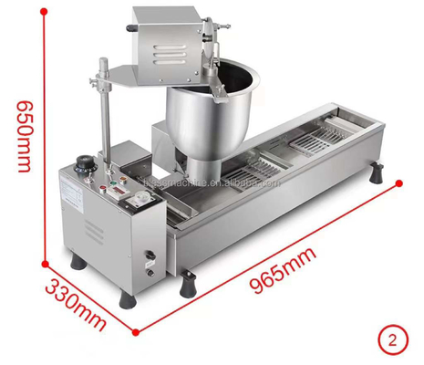 Donut Glazer Machine Fully Automatic Labour Saving Good Reputation 8cm Donut Size
