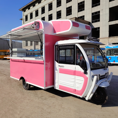 Multifunctional 2023 Outlet Electric Fast Food Tricycle with Optional Internal Equipment