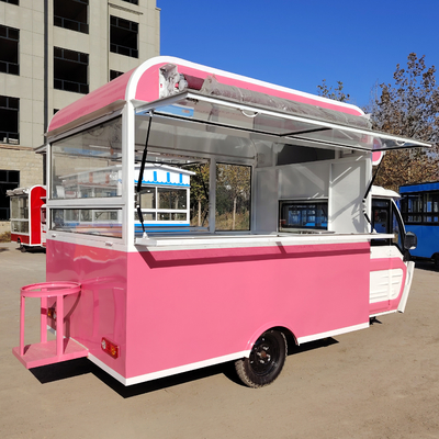 Multifunctional 2023 Outlet Electric Fast Food Tricycle with Optional Internal Equipment