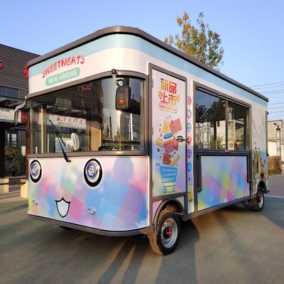 Galvanized Steel Multi-functional Electric Mobile Food Snack Trailer for and Retail