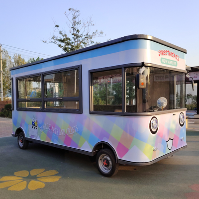 Galvanized Steel Multi-functional Electric Mobile Food Snack Trailer for and Retail