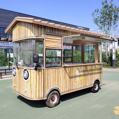 Electric Mobile Fried Chicken Combo with Cola Beverage Coffee Ice Cream Milk Tea and Snacks