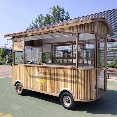 Electric Mobile Fried Chicken Combo with Cola Beverage Coffee Ice Cream Milk Tea and Snacks