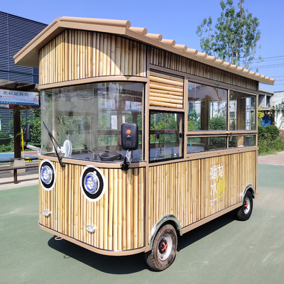 Electric Mobile Fried Chicken Combo with Cola Beverage Coffee Ice Cream Milk Tea and Snacks