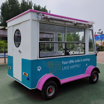 Customized Length Multifunctional Electric Mobile Food Truck for Cold Drinks and Snacks