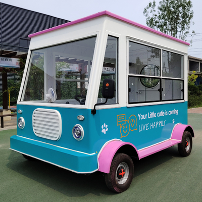 Customized Length Multifunctional Electric Mobile Food Truck for Cold Drinks and Snacks