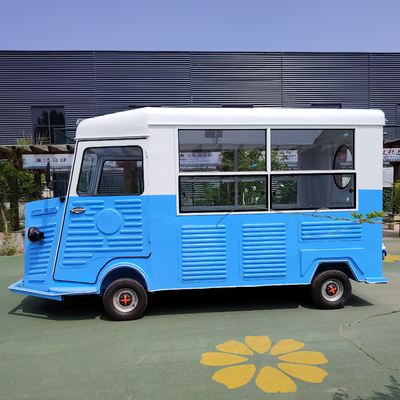 Customized Length Outdoor Street Food Cart for Fast Food Snack Catering Drinks Coffee