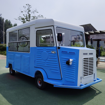 Customized Length Outdoor Street Food Cart for Fast Food Snack Catering Drinks Coffee