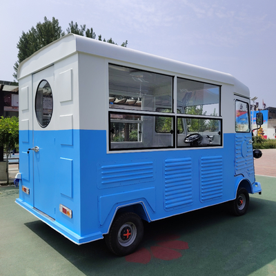 Customized Length Outdoor Street Food Cart for Fast Food Snack Catering Drinks Coffee