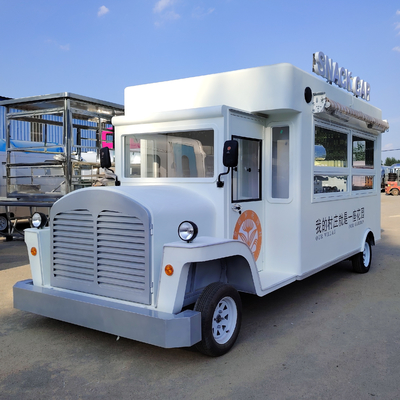 Mobile Electric Fast Food Snack Catering Ice Cream Coffee Truck Trailer Boutique 1500kg