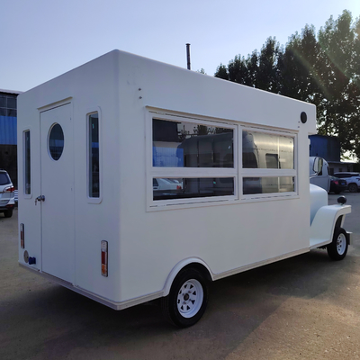Mobile Electric Fast Food Snack Catering Ice Cream Coffee Truck Trailer Boutique 1500kg