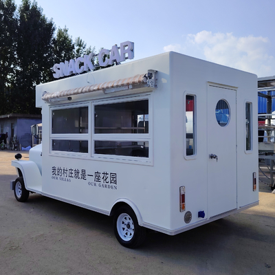 Mobile Electric Fast Food Snack Catering Ice Cream Coffee Truck Trailer Boutique 1500kg
