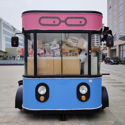 3.0kw Electric Mobile Fast Food Snack Beverage Ice Cream Catering Trailer Truck Kiosk Cart