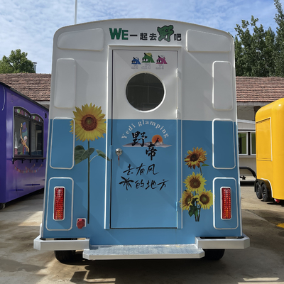 Multipurpose Electric Mobile Van Fast Food Snack Catering Drinks Coffee Truck Trailer Cart