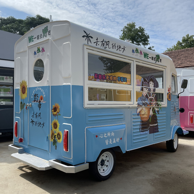 Multipurpose Electric Mobile Van Fast Food Snack Catering Drinks Coffee Truck Trailer Cart
