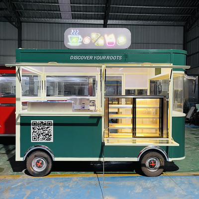 Combo Fried Chicken and Cola Beverage for Electric Mobile Snack Truck in Cooking Oil